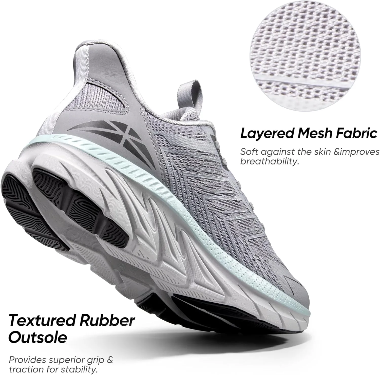 Men's Slip On Walking Shoes Running Comfortable Tennis Breathable Non Slip Athletic Gym Workout Cross Training Fashion Sneakers