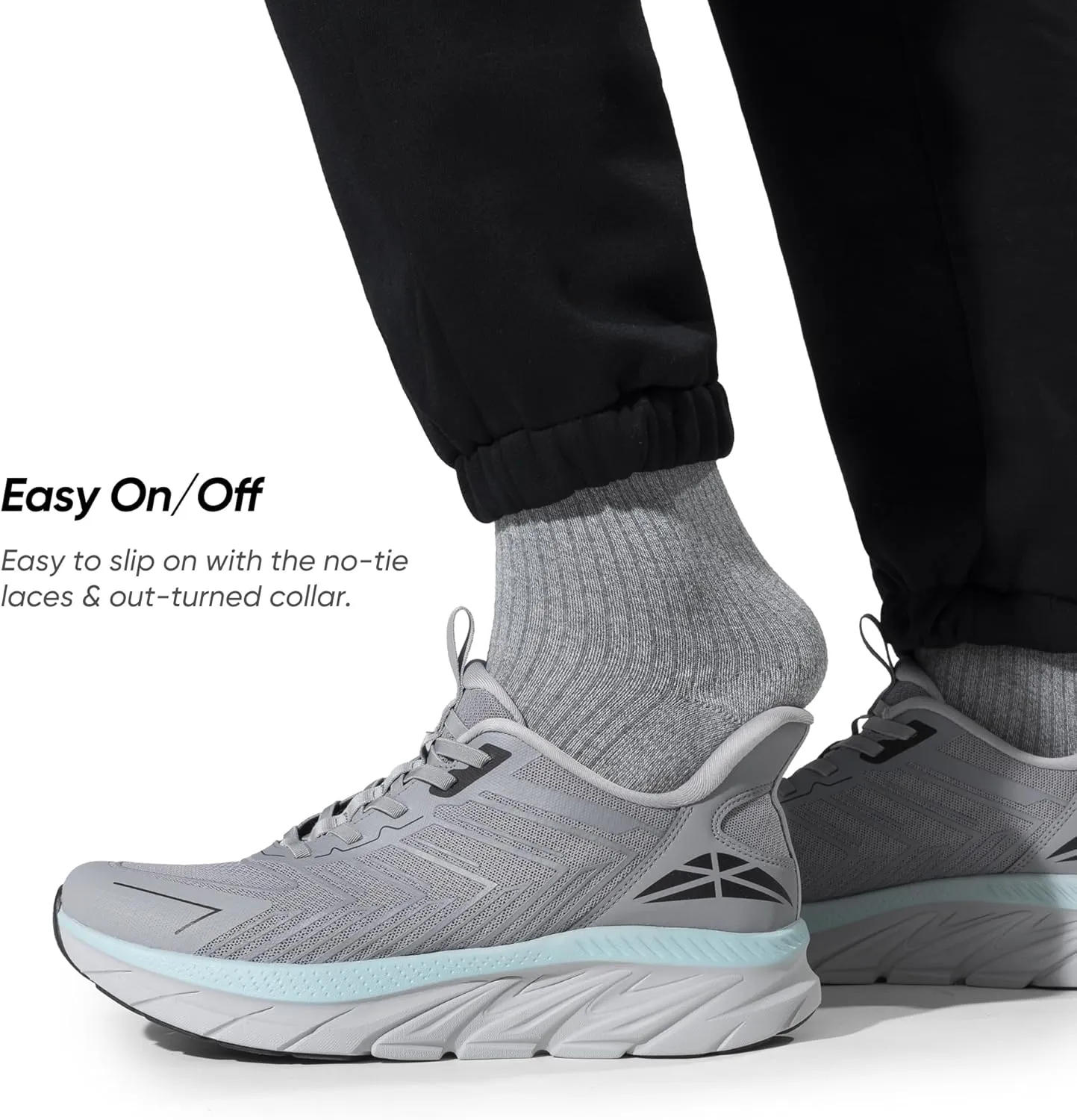 Men's Slip On Walking Shoes Running Comfortable Tennis Breathable Non Slip Athletic Gym Workout Cross Training Fashion Sneakers