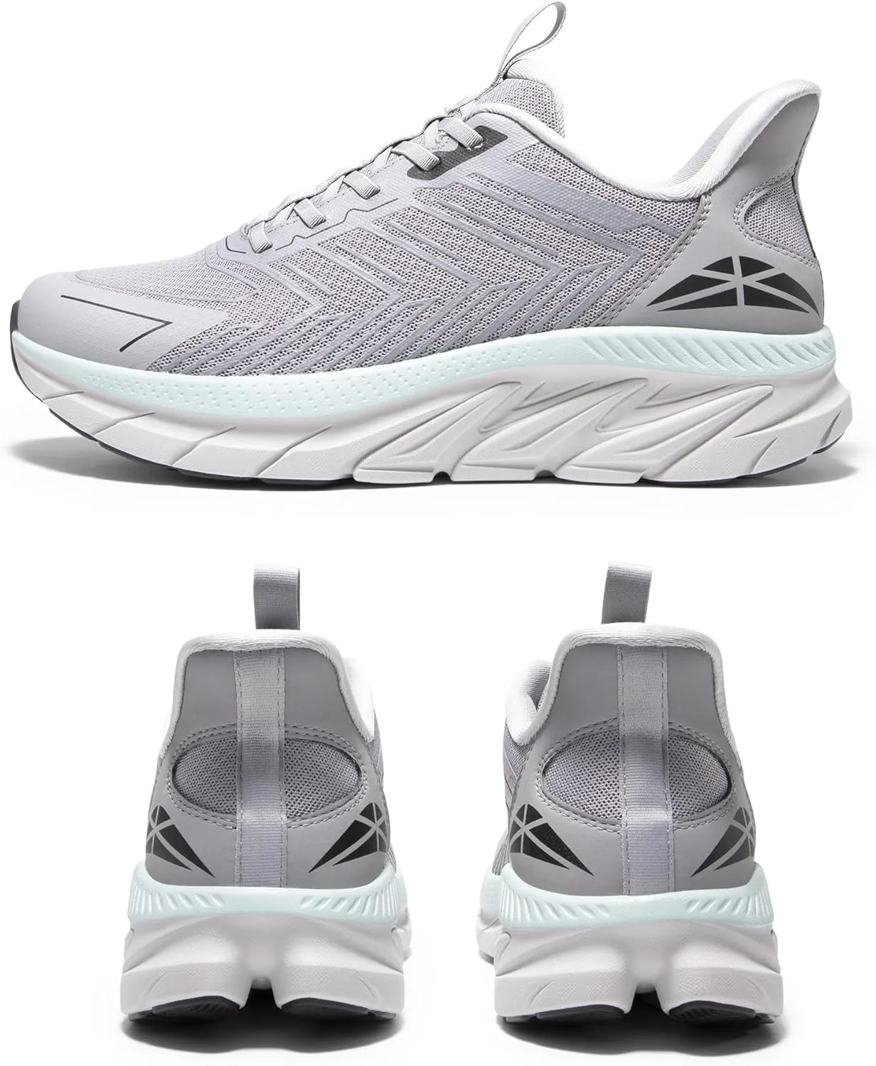 Men's Slip On Walking Shoes Running Comfortable Tennis Breathable Non Slip Athletic Gym Workout Cross Training Fashion Sneakers