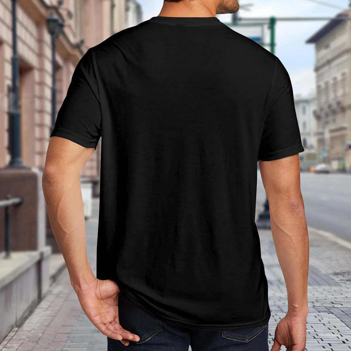 Men's T-Shirts,Flat Earth,Stylish Raglan Tee Natural Fiber T Shirt Unique Print Tee