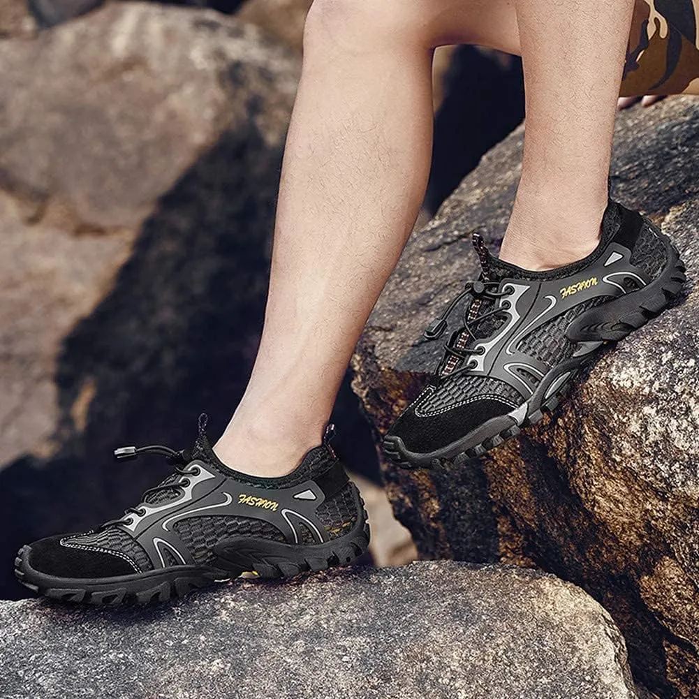Men's Water Shoes Quick Dry Sports Aqua Soft Hiking Breathable Lightweight Outdoor Mesh Barefoot Training Walking