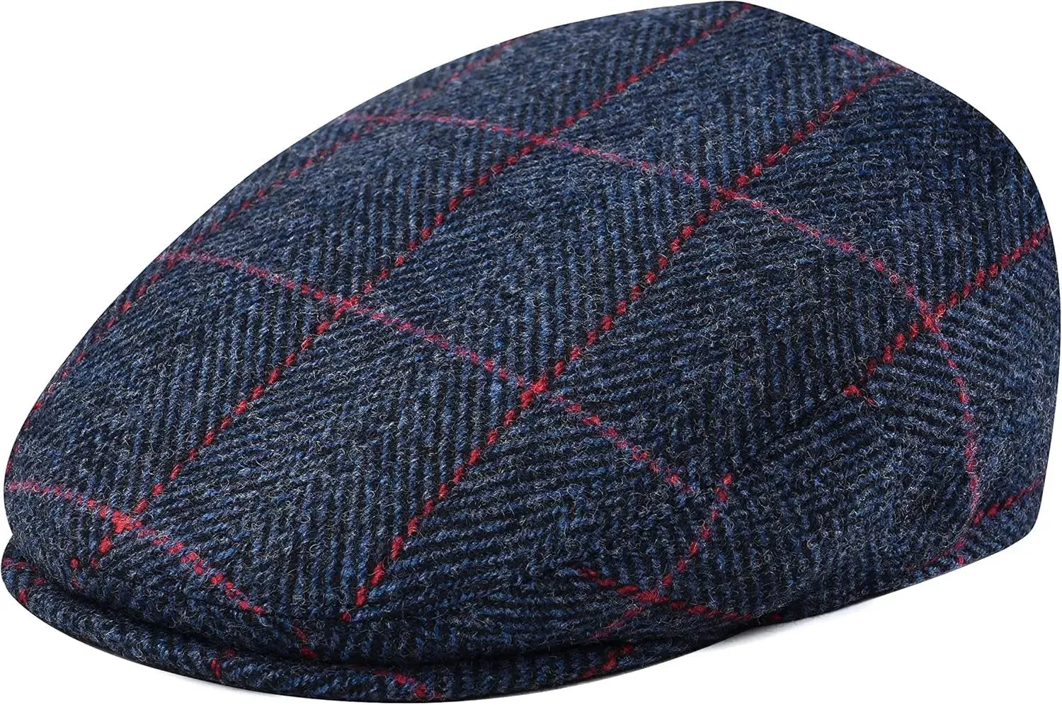 Mens Wool Flat Cap