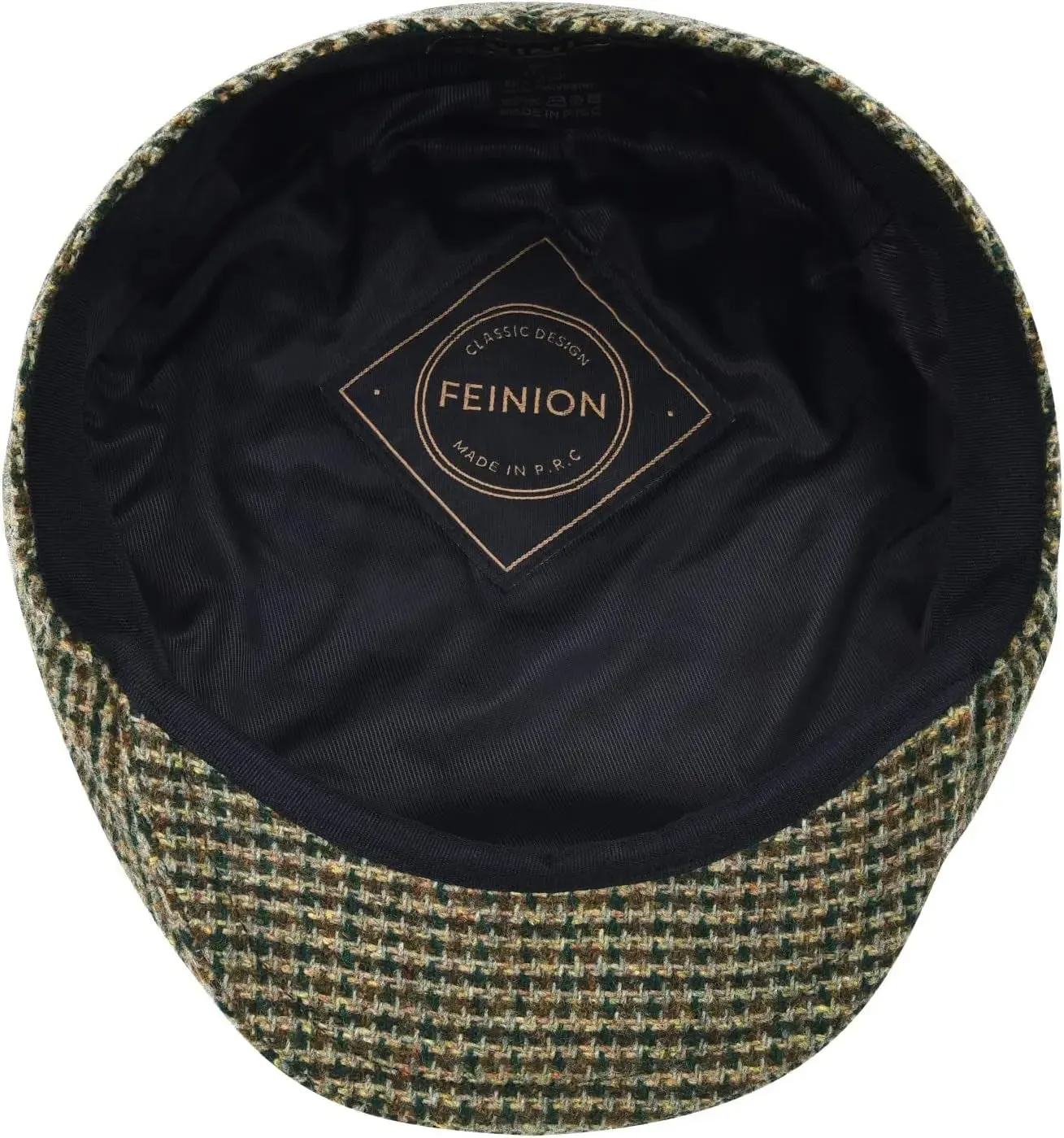 Mens Wool Flat Cap