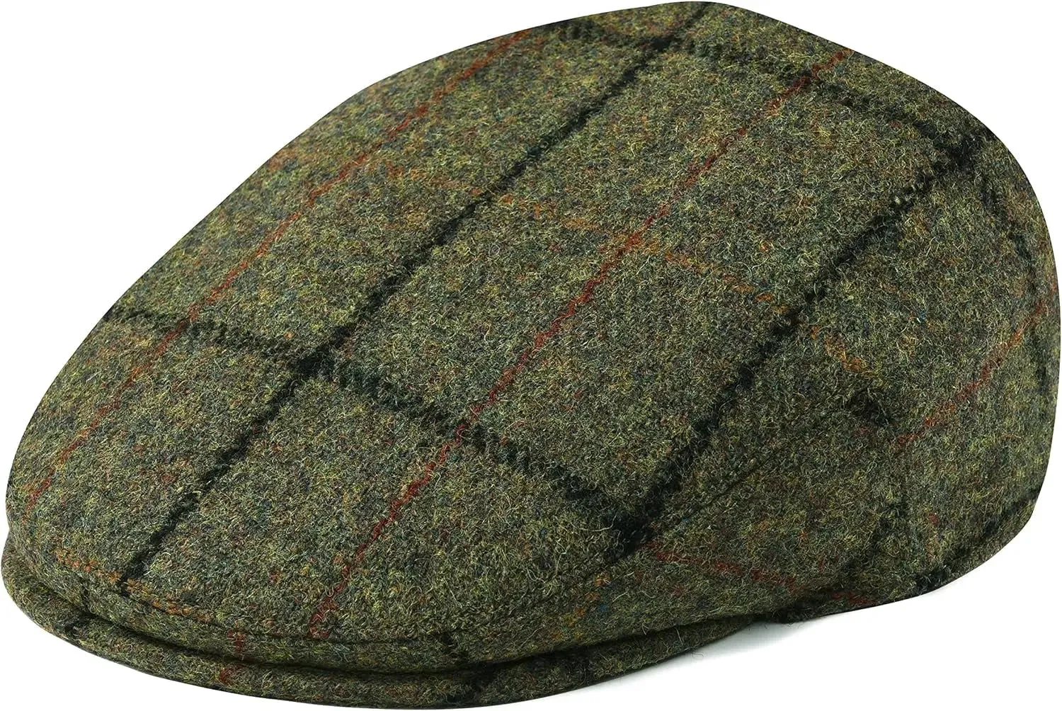 Mens Wool Flat Cap