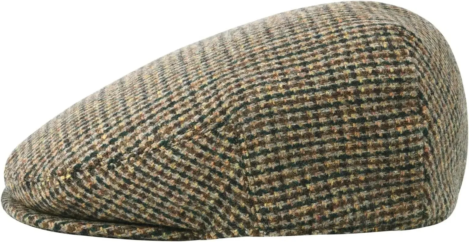 Mens Wool Flat Cap