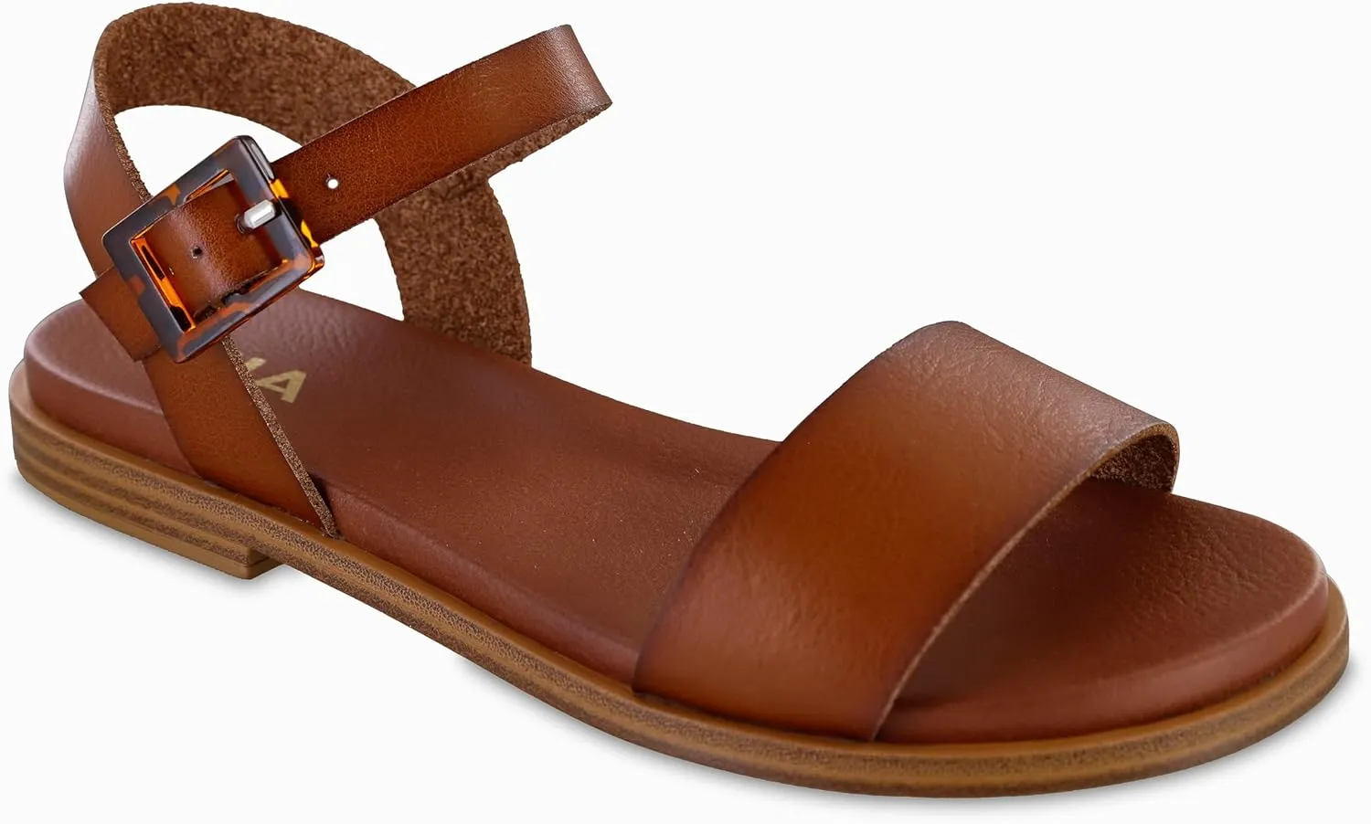 MIA Shoes Peyton Open Toe Flat Sandals for Women