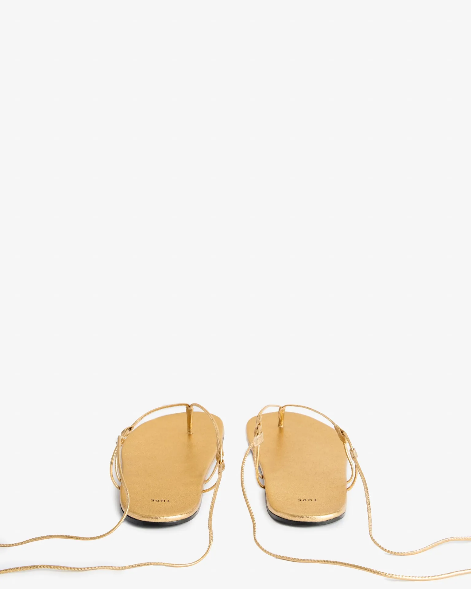 Milli Sandal in Gold Leather