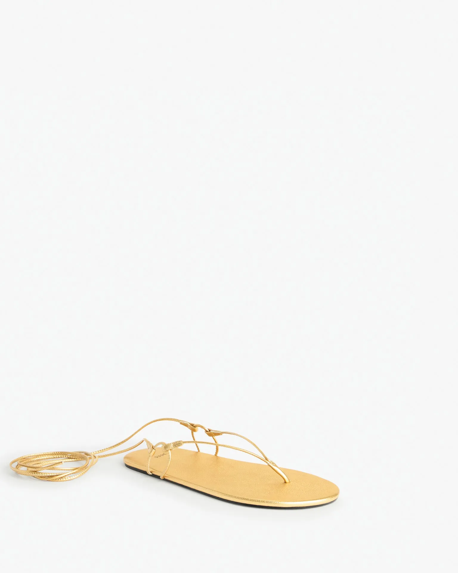Milli Sandal in Gold Leather