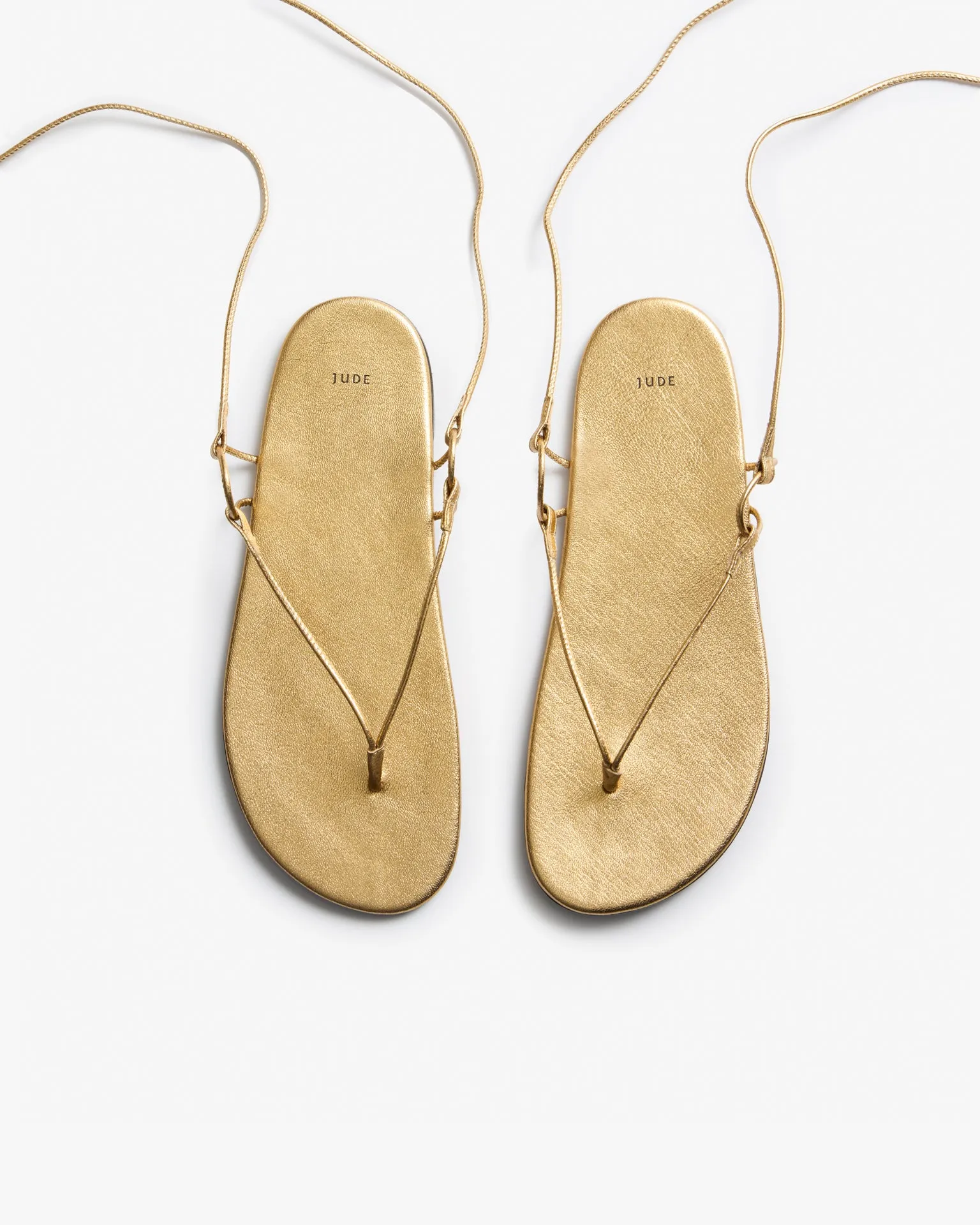 Milli Sandal in Gold Leather