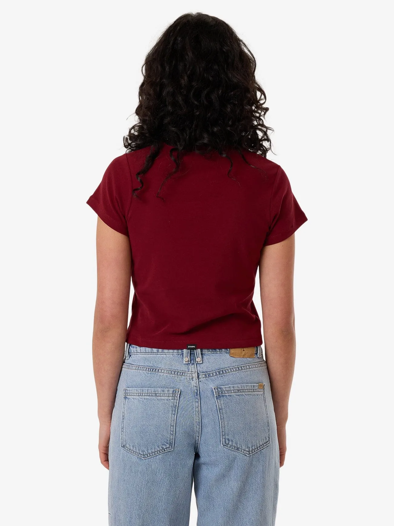 Minimal Thrills Mini Tee - Cabernet