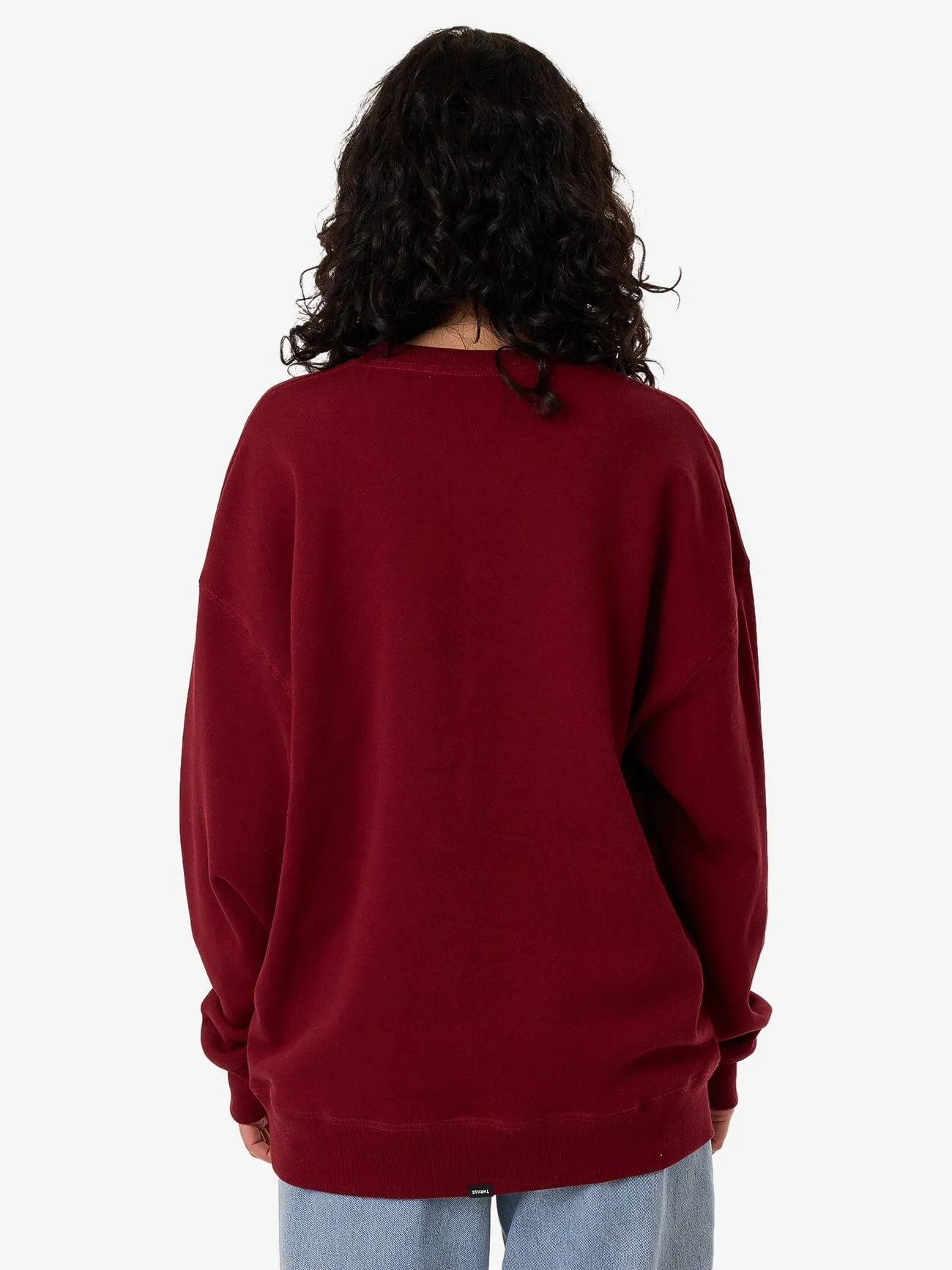 Minimal Thrills Slouch Crew - Cabernet