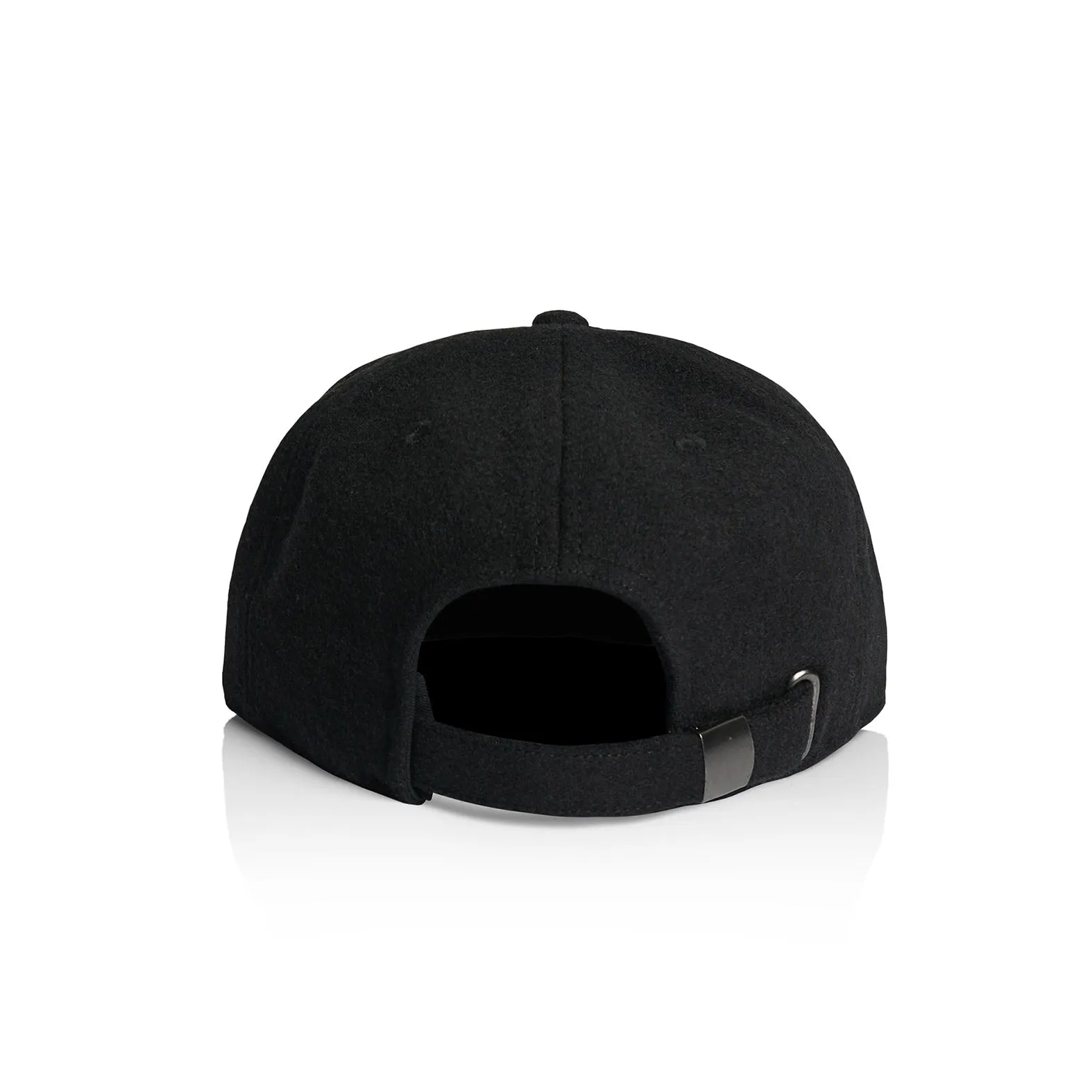 Minimal Wool Cap (Black)