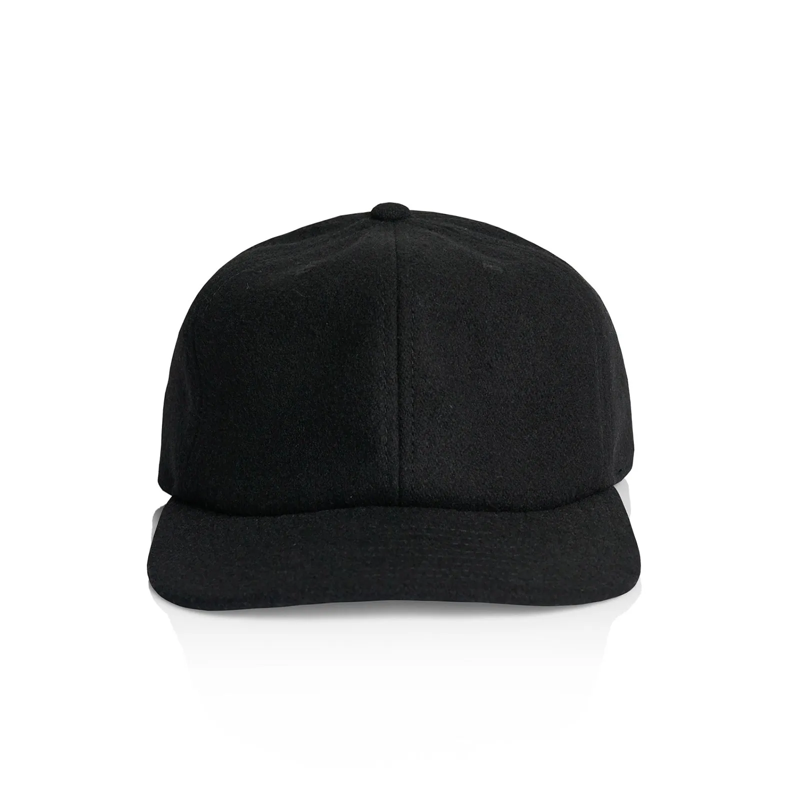 Minimal Wool Cap (Black)