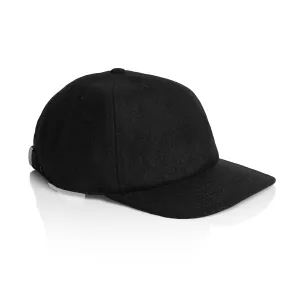 Minimal Wool Cap (Black)