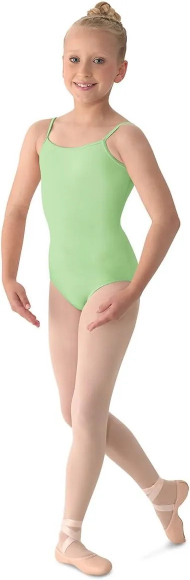 Mirella Girl's Classic V-Back Camisole Dance Leotard