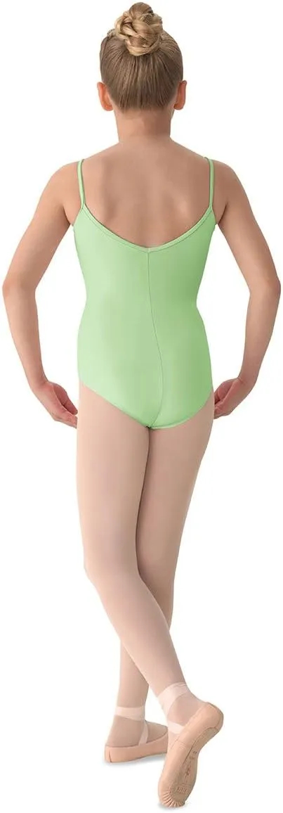 Mirella Girl's Classic V-Back Camisole Dance Leotard