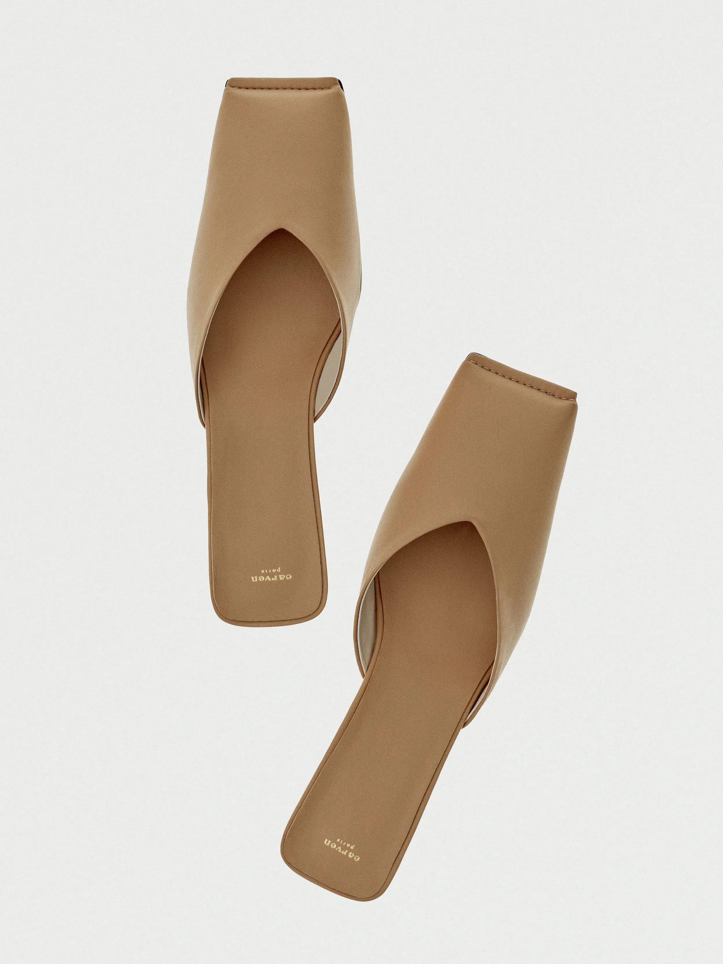 Mule à talon Vendôme en cuir