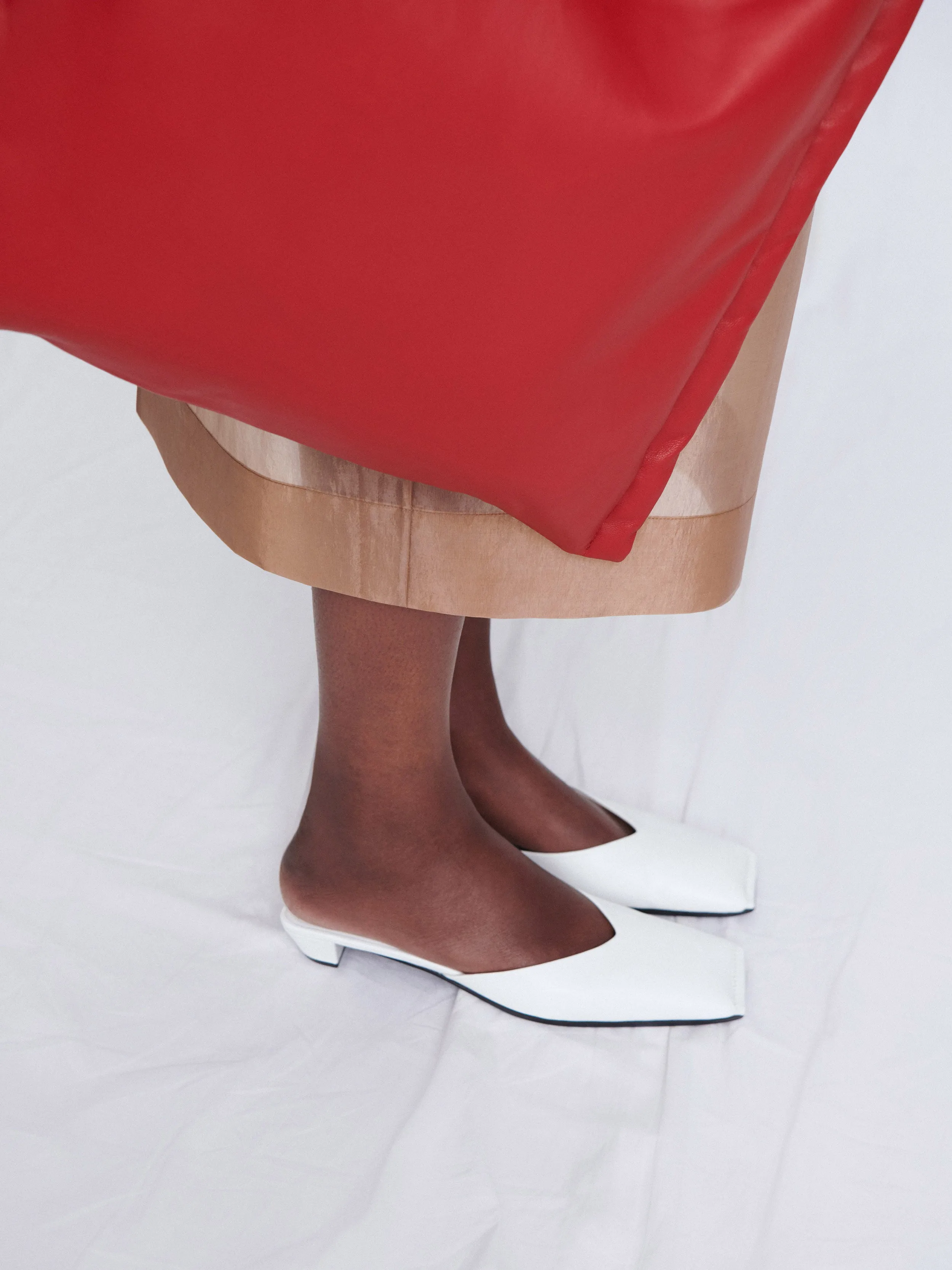 Mule à talon Vendôme en cuir