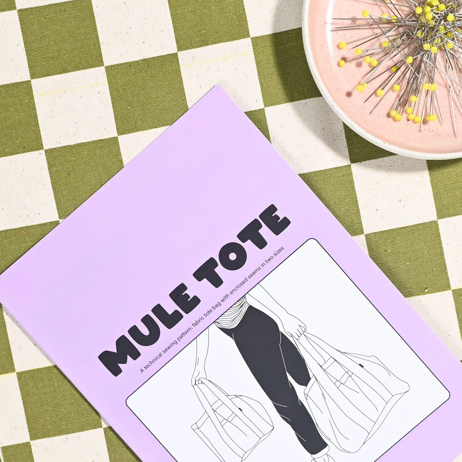 Mule Tote | Sewing Pattern by KATM ~ Printed Paper Pattern