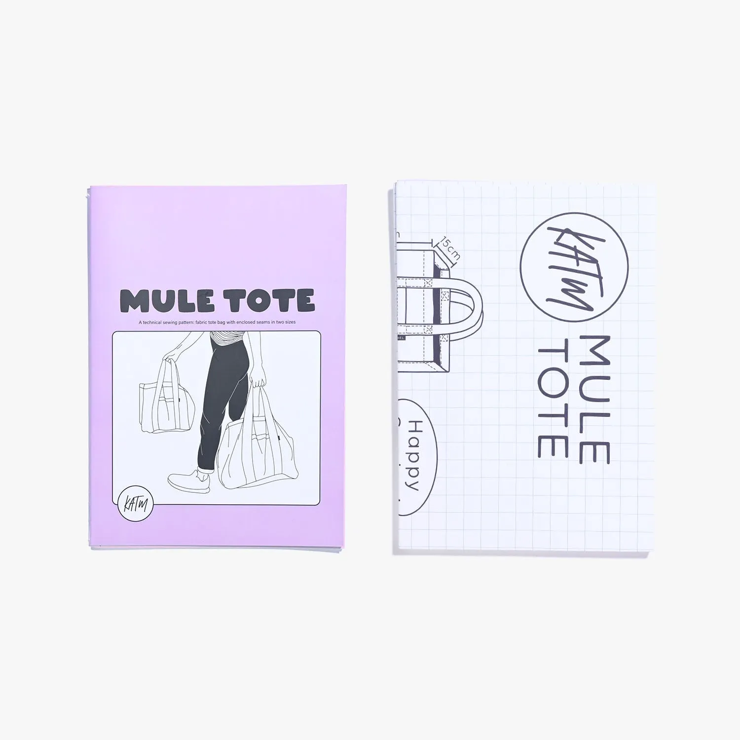 Mule Tote | Sewing Pattern by KATM ~ Printed Paper Pattern