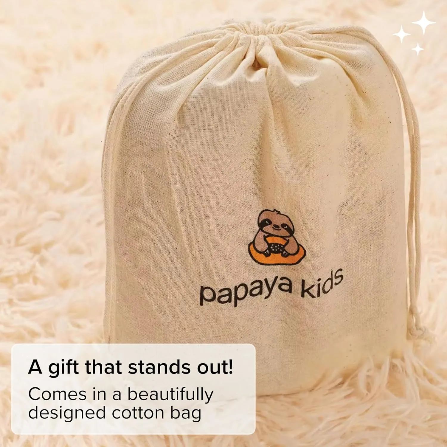 Muslin Swaddle Blankets for Newborns – Safari Animal Print & Toast Brown, Soft Bamboo Viscose & Cotton Muslin Baby Swaddle Set, Gender Neutral Receiving Blanket with Gift Bag, 2-Pack
