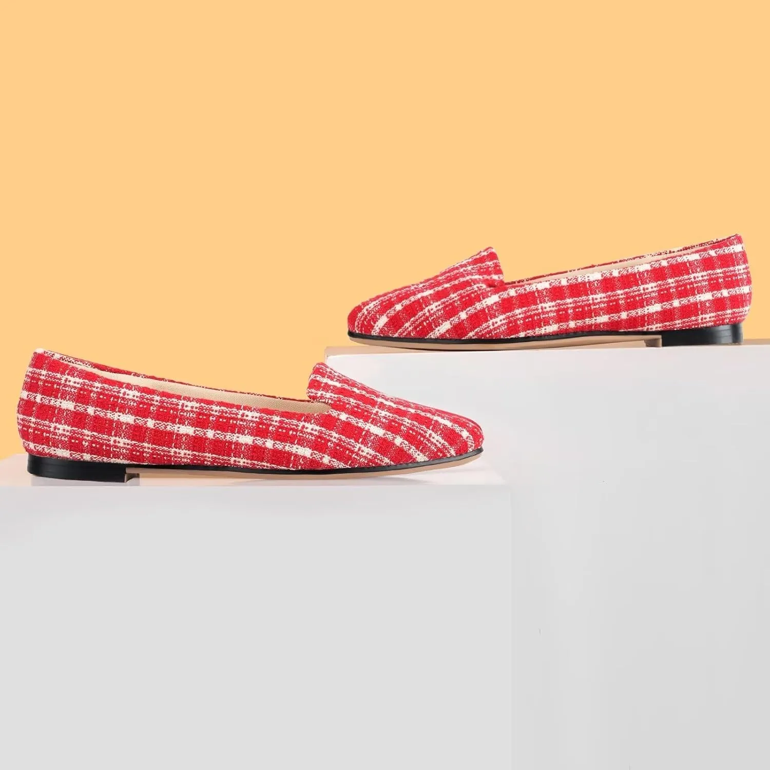 MUSSHOE Flat Shoes Women Comfortable Slip on Women's Flats