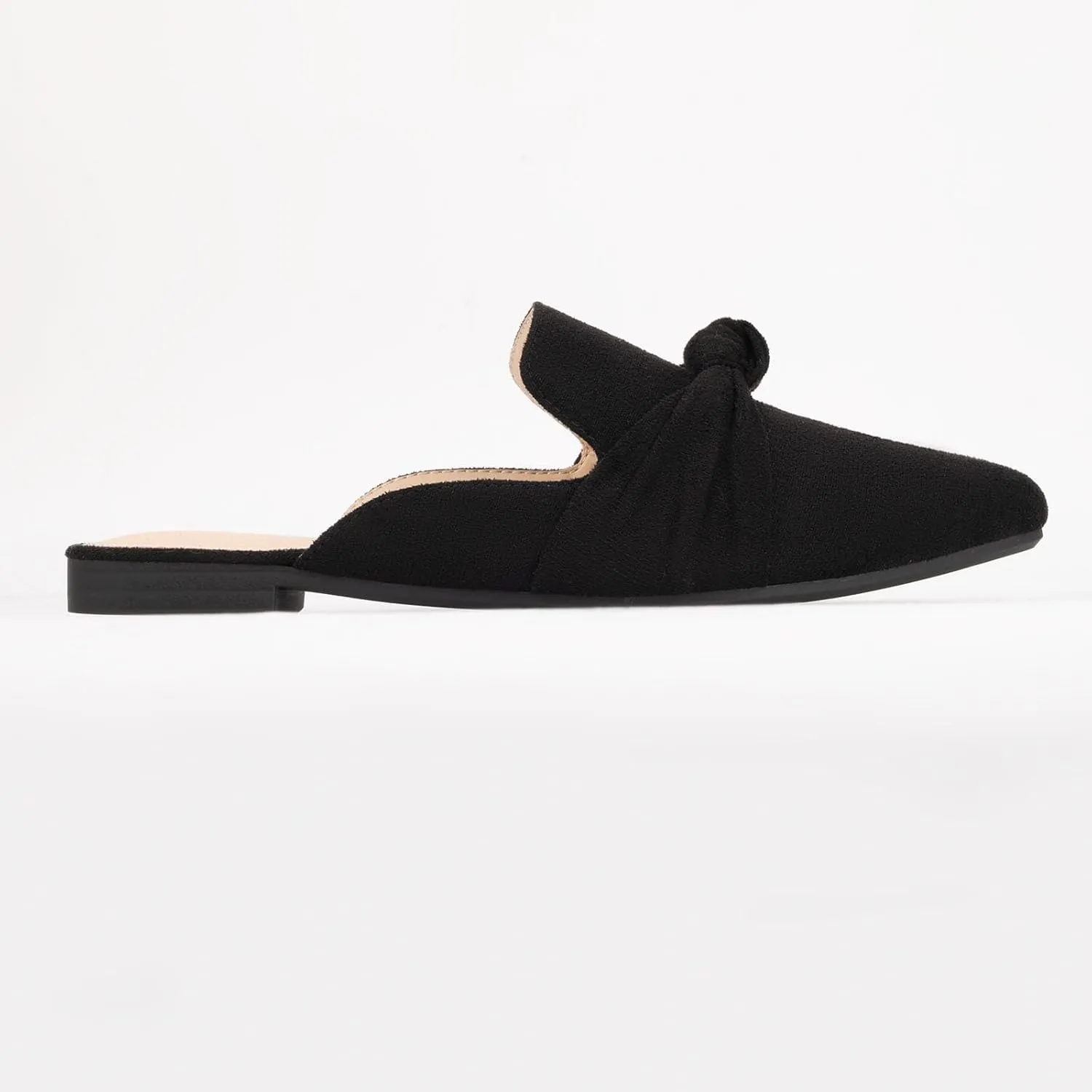 MUSSHOE Mules for Women Flats Comfortable Pointed Toe Slip on Women Mules Flats…