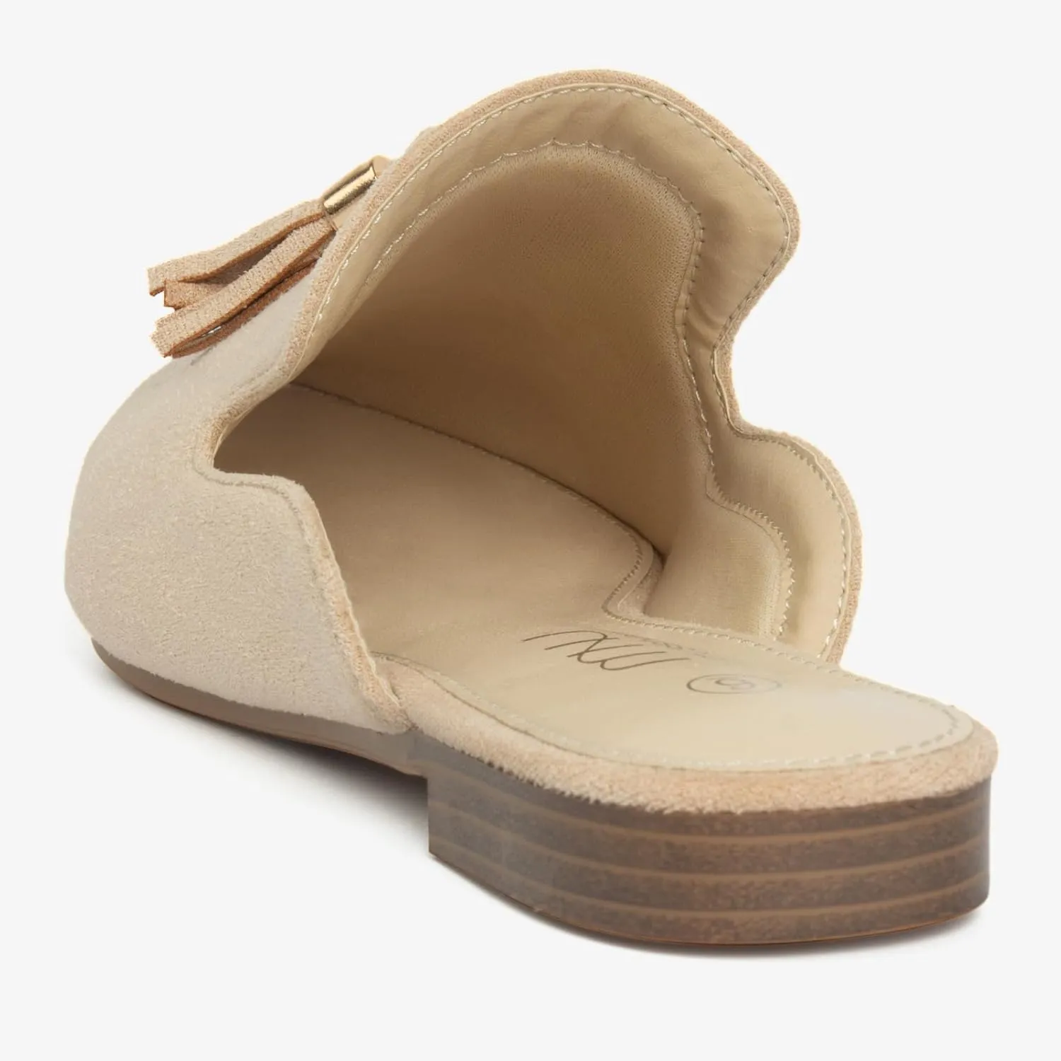 MUSSHOE Mules for Women Flats Comfortable Pointed Toe Slip on Women Mules Flats…