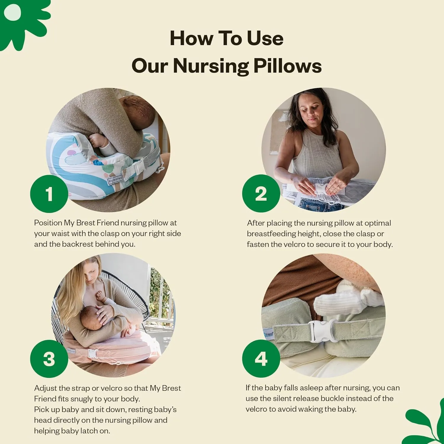 My Brest Friend Nursing Pillow - Deluxe - Enhanced Comfort w/ Slipcover - Ergonomic Breastfeeding Pillow For Ultimate Support For Mom & Baby - Adjustable Pillow W/ Handy Side Pocket, Aqua