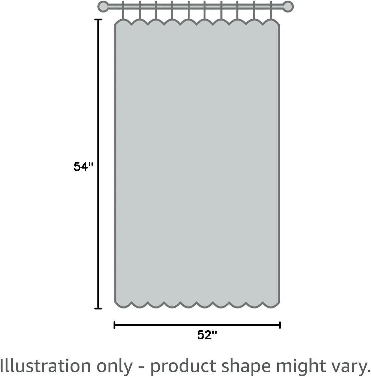 MYSKY HOME White Curtains for Bedroom 54 Inch Long Double Layer Curtains for Kids Room Kithen Pom Pom Sheer Nursery Curtains Short Grommet Room Darkening Small Window Curtains 2 Panels 52 x 54 in