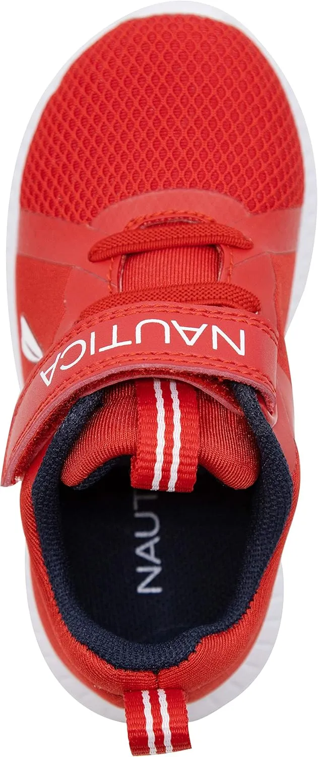 Nautica Kids Fashion Sneaker Athletic Running Shoe with One Strap |Boys - Girls|(Toddler/Little Kid)