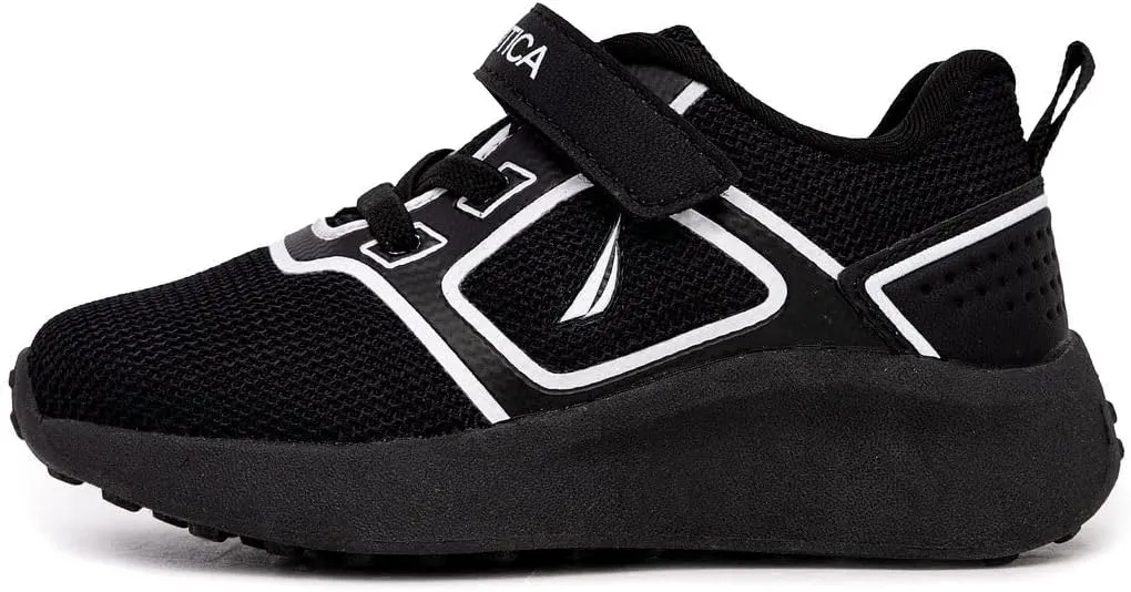 Nautica Kids Fashion Sneaker Athletic Running Shoe with One Strap |Boys - Girls|(Toddler/Little Kid)