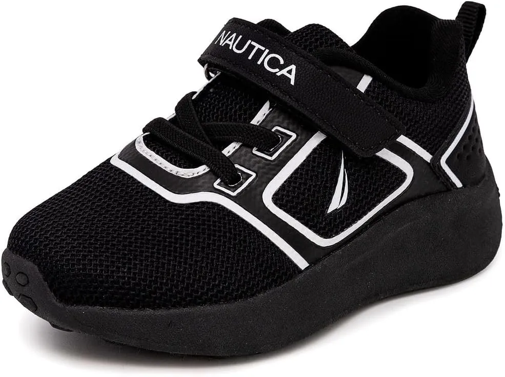 Nautica Kids Fashion Sneaker Athletic Running Shoe with One Strap |Boys - Girls|(Toddler/Little Kid)