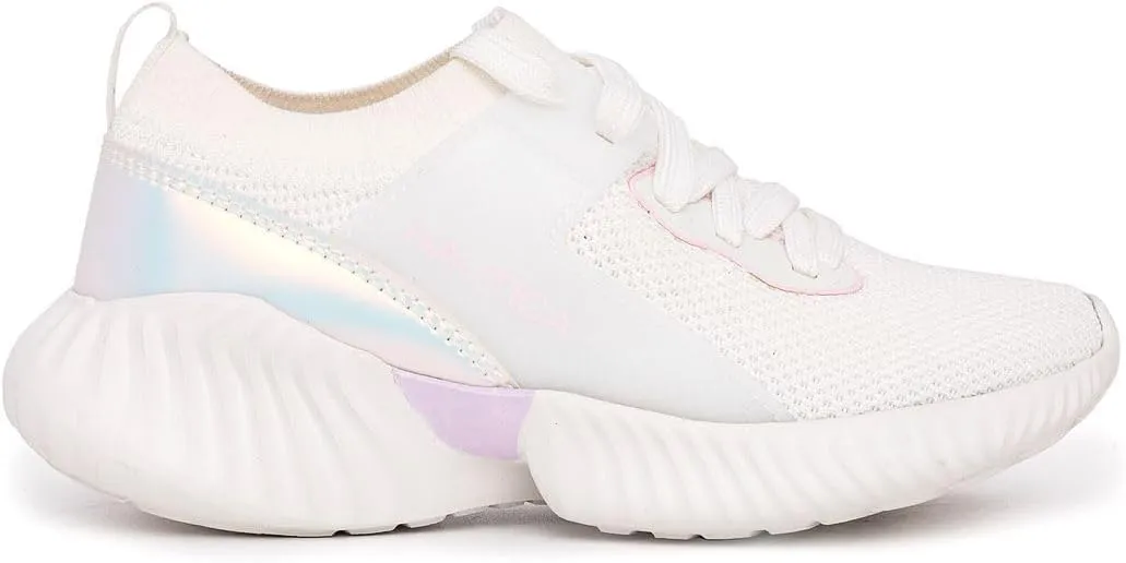 Nautica Kids Girls Metallic Fashion Sneaker Lace-Up Athletic Running Shoe I kappil I (Big Kid - Little Kid - Toddler)