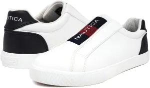 Nautica Women's Slip-On Shoes: Fashionable and Comfortable Sneakers with Casual Elegance