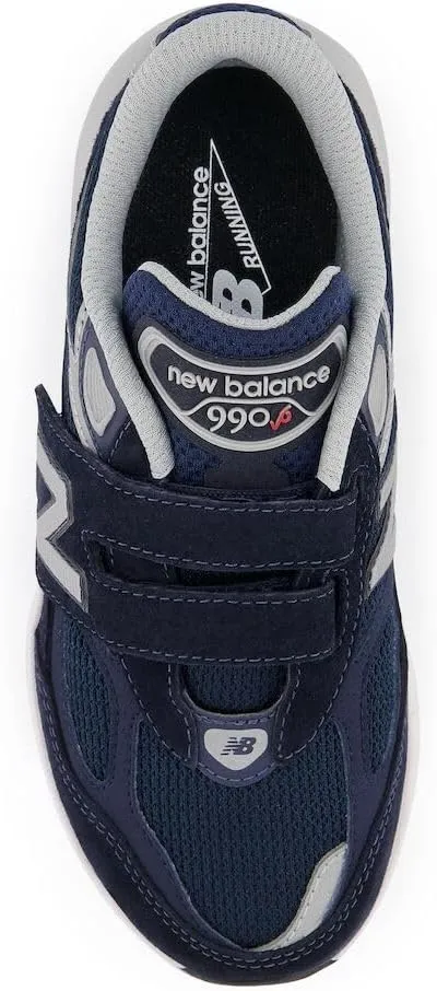 New Balance Kids' 990 V6 Hook & Loop Sneaker