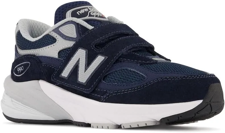 New Balance Kids' 990 V6 Hook & Loop Sneaker