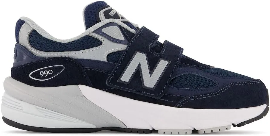 New Balance Kids' 990 V6 Hook & Loop Sneaker