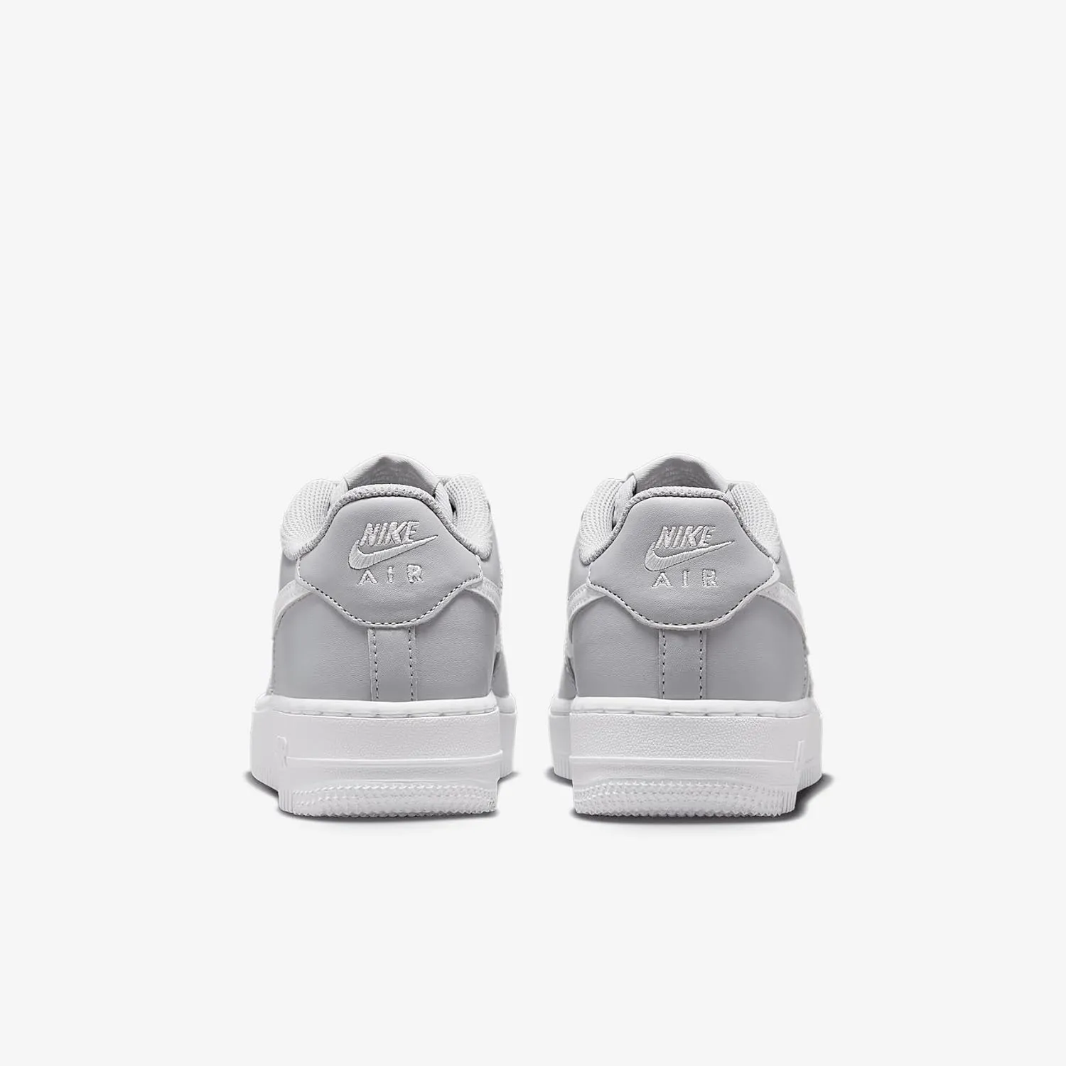 Nike Air Force 1 Big Kids' Shoes (FV5948-005, Wolf Grey/Pure Platinum/White)