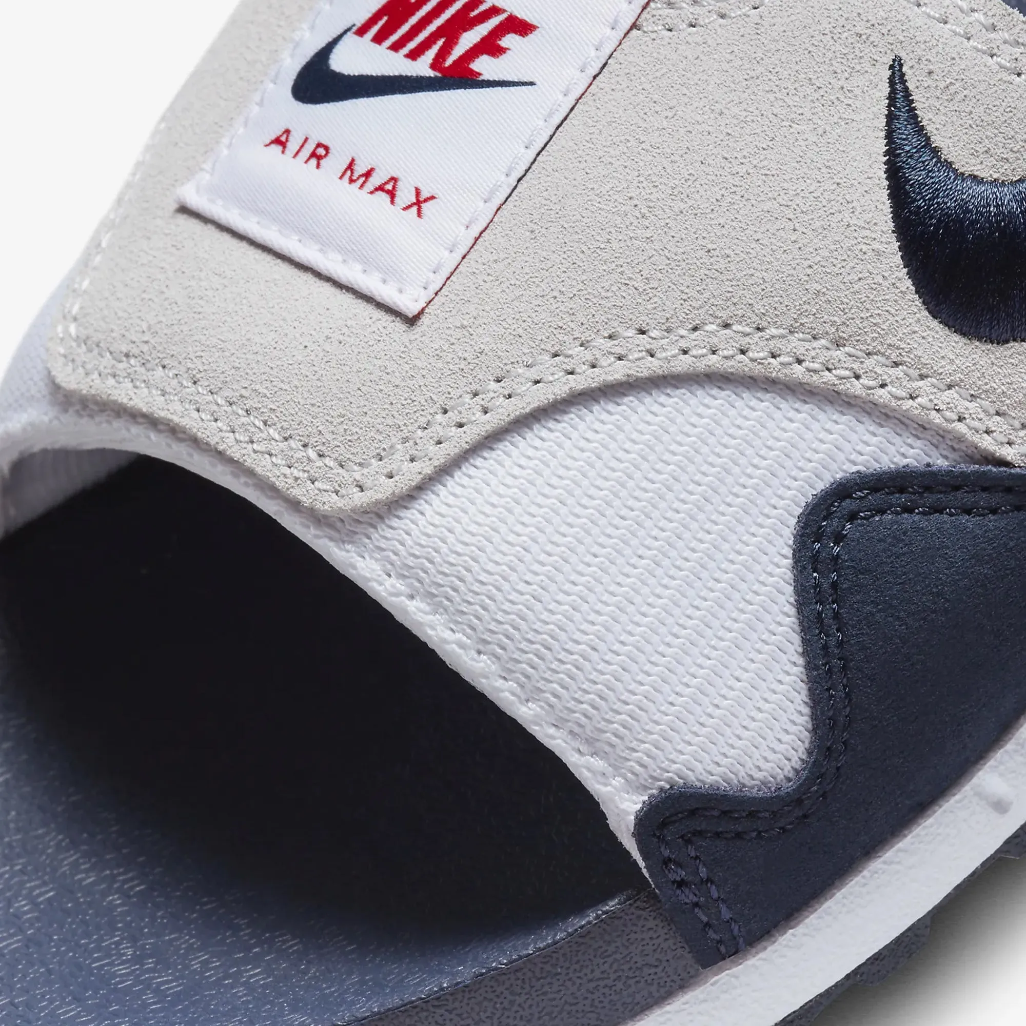 Nike | AIR MAX 1  { WHITE/OBSIDIAN-LT NEUTRAL GREY/UNIVERSITY