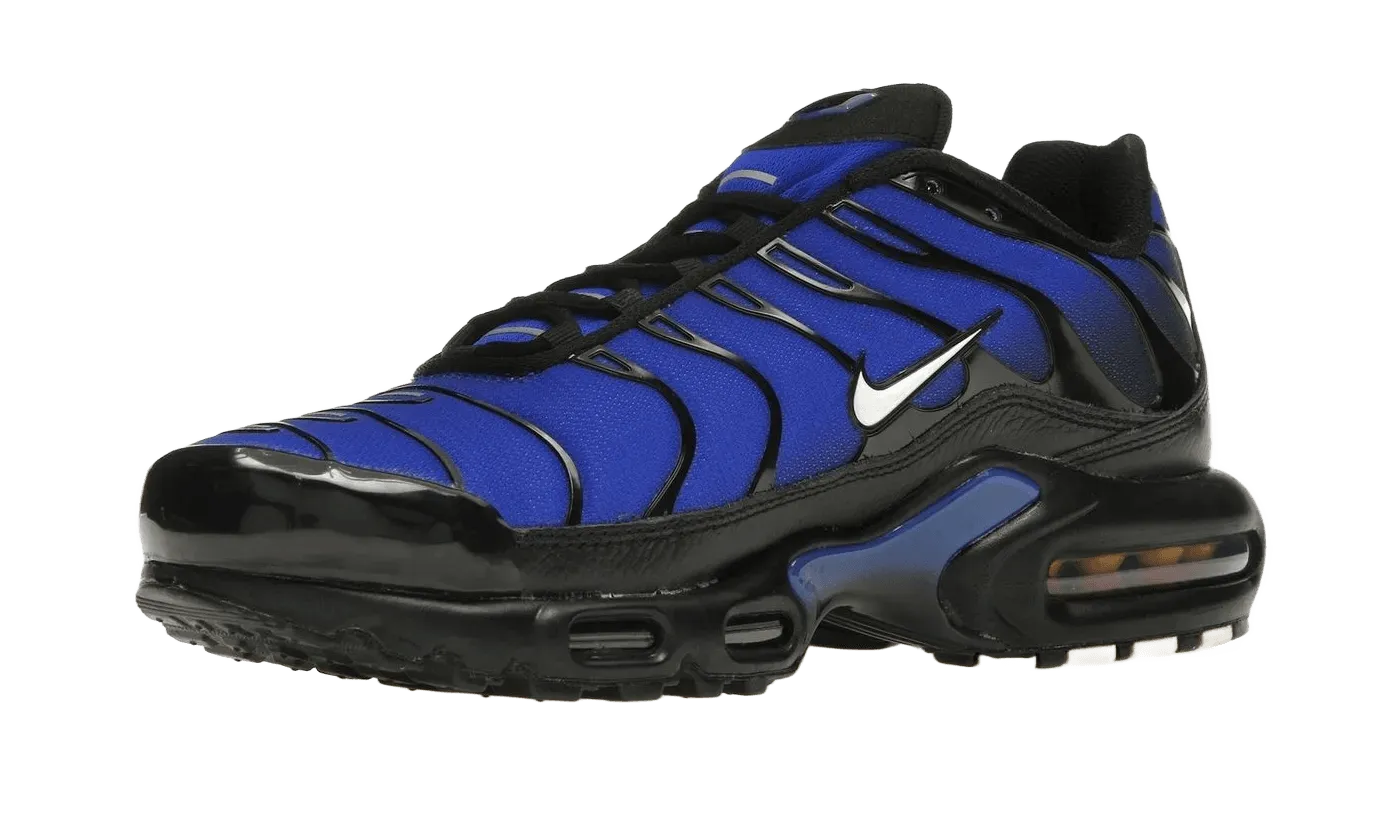 Nike Air Max Plus Premium Black Races Blue