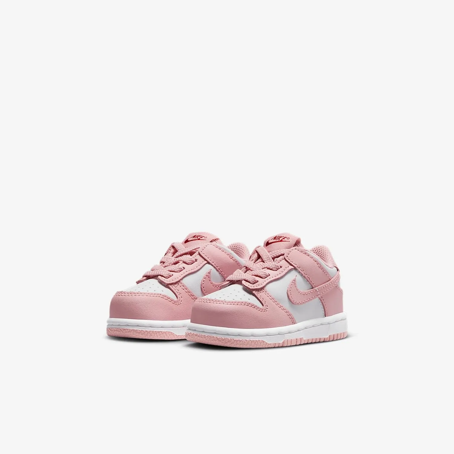 Nike Dunk Low Baby/Toddler Shoes (HV0929-100, White/Pomegranate/Pink Glaze)