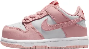 Nike Dunk Low Baby/Toddler Shoes (HV0929-100, White/Pomegranate/Pink Glaze)