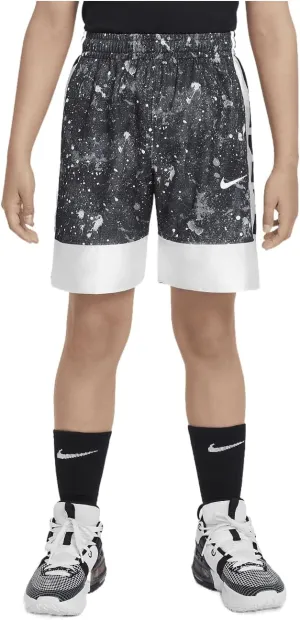 Nike Elite 23 Big Kids' (Boys') Dri-FIT Basketball Shorts (Black/White, FZ5260-010) Size Large
