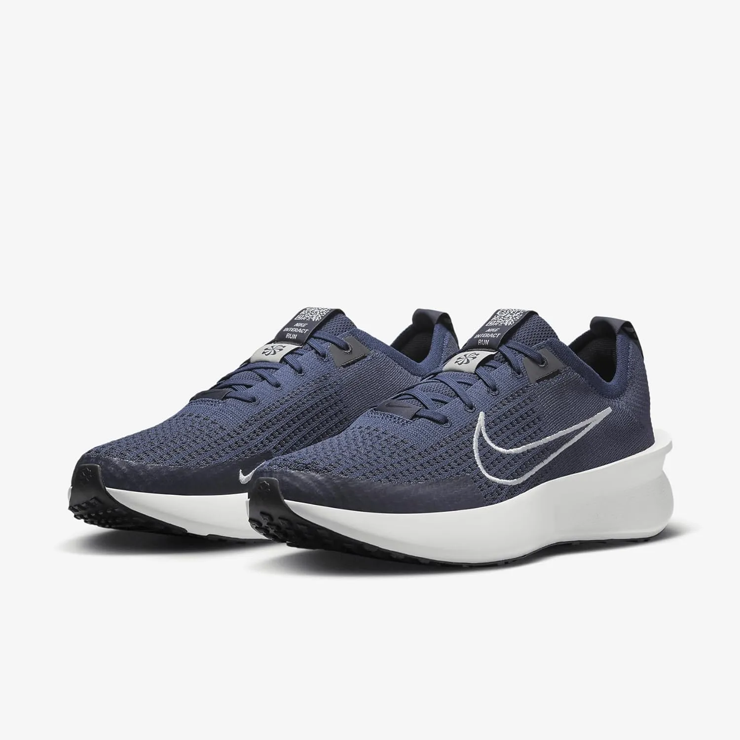 Nike Interact Run Men's Road Running Shoes (FD2291-402, College Navy/Gridiron/White/Platinum Tint)
