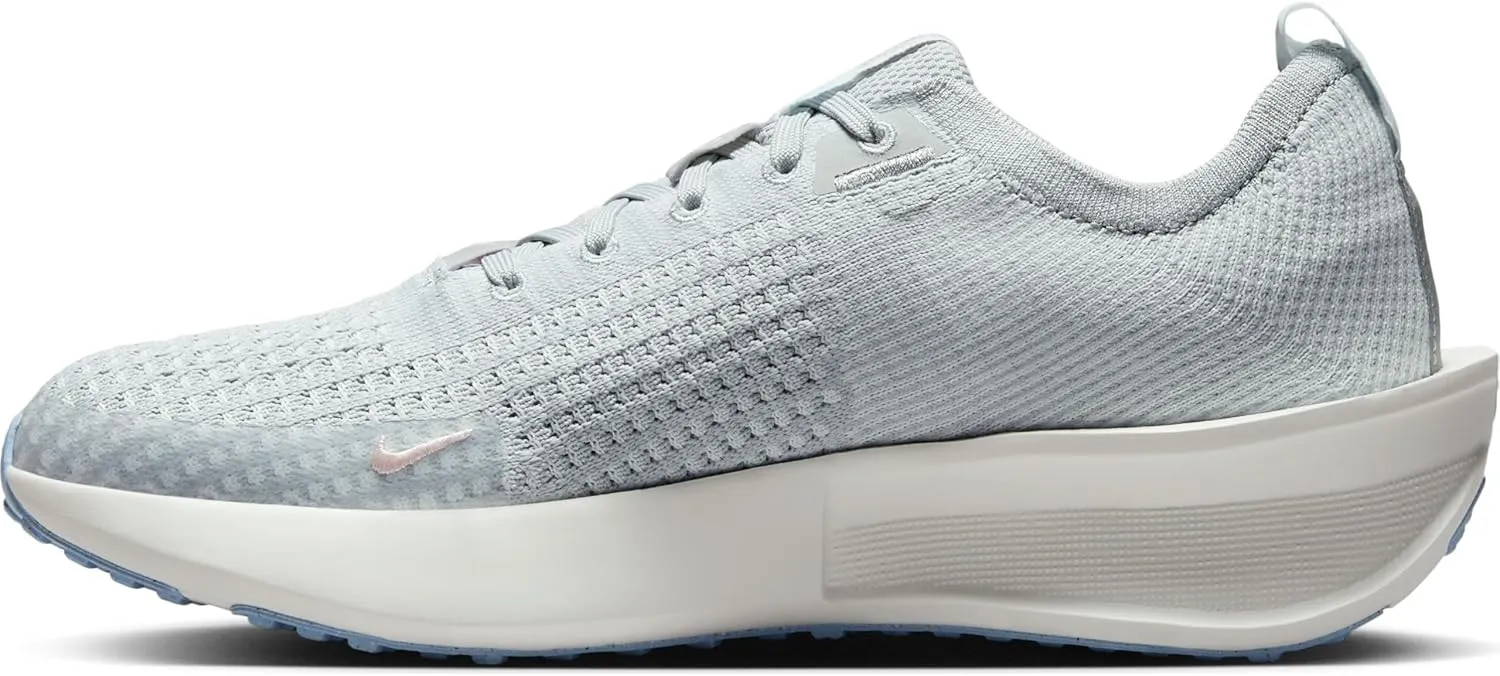 Nike Interact Run Women's Road Running Shoes (FD2292-012, Light Smoke Grey/Psychic Blue/Summit White/Echo Pink)