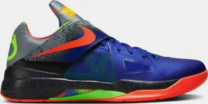 Nike KD 4 Nerf Blue Orange Crimson Black Cool Grey FQ8180-400 Sneaker Shoe