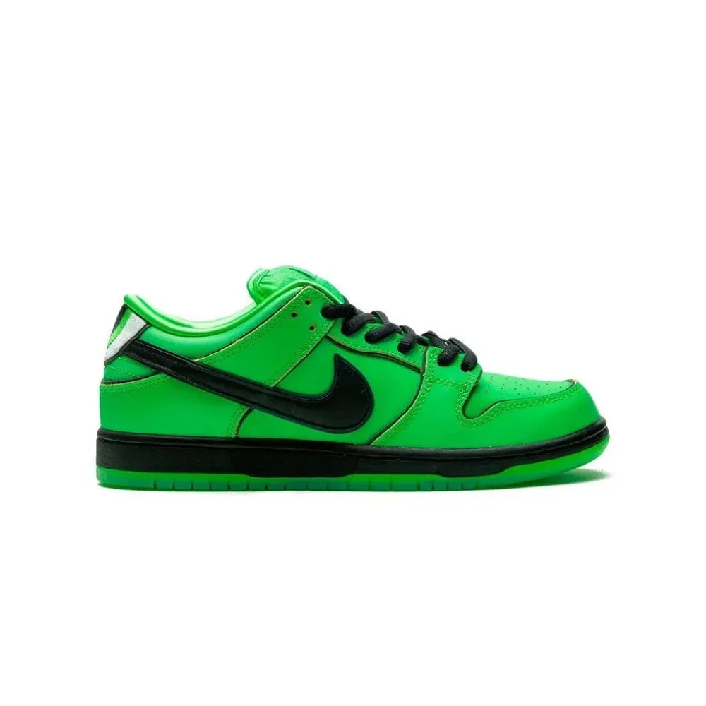 NIKE SB DUNK LOW THE POWERPUFF GIRLS BUTTERCUP