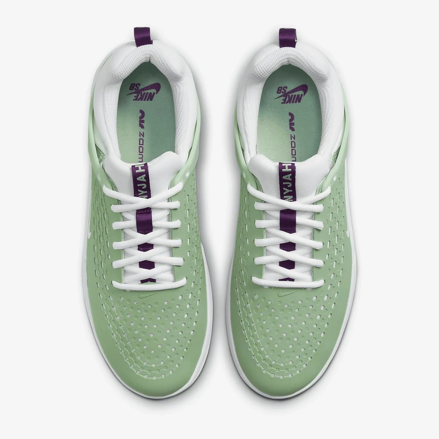 Nike SB Zoom Nyjah 3 Skate Shoes (DJ6130-300, Enamel Green/Enamel Green/White/White)