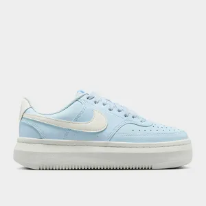 Nike Womens Court Vision Alta Sneaker Blue/white _ 183090 _ Blue
